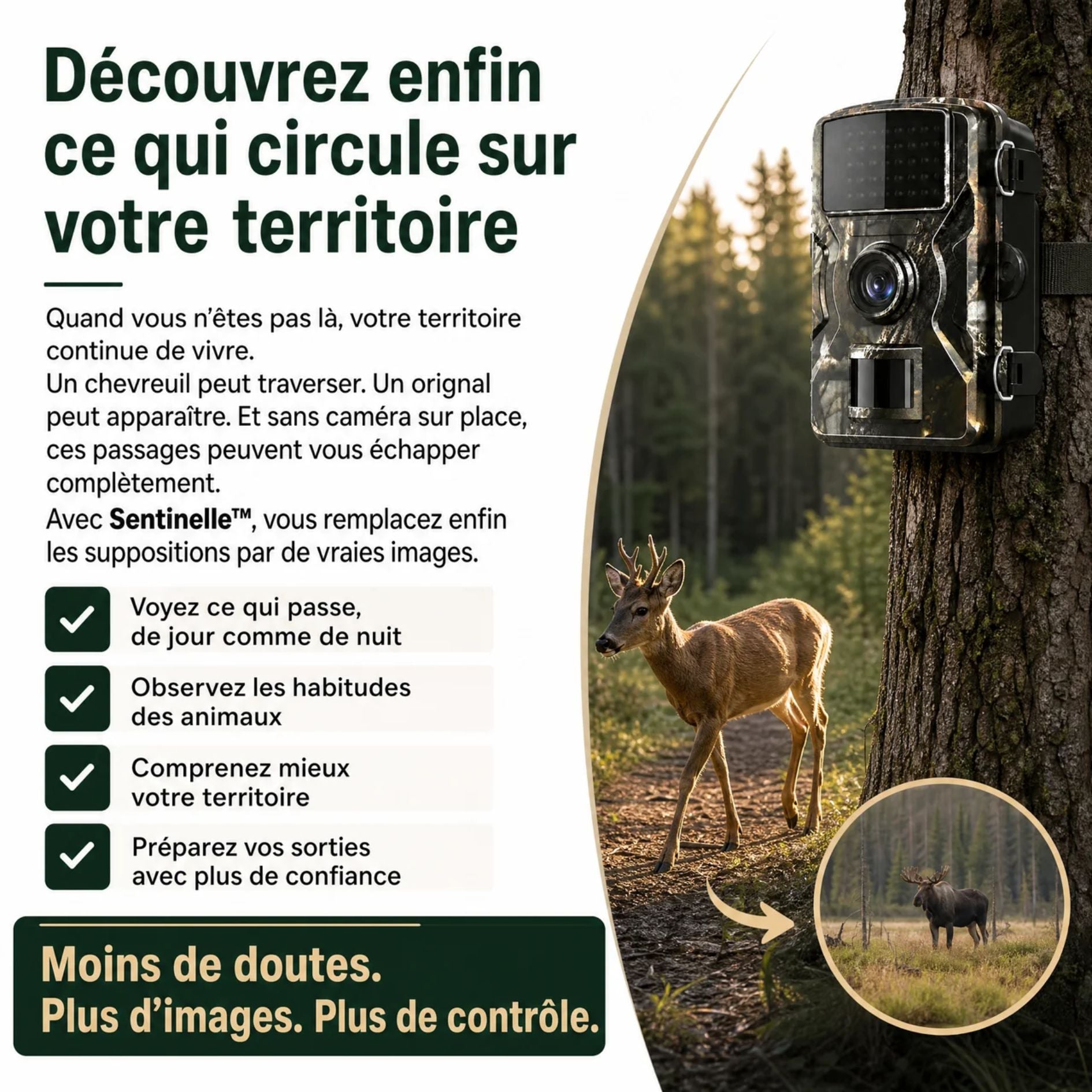 Sentinelle™ — Caméra de chasse non cellulaire